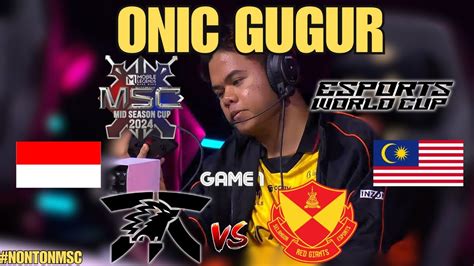 Onic Ikut Pulang Fnatic Onic Vs Red Giant Selangor Game Msc X