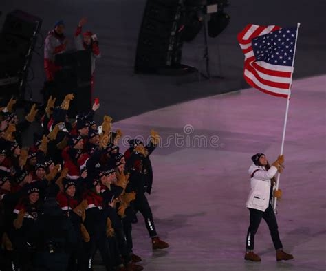 Olympic Rings Gold Medal American Flag Stock Photos Free And Royalty