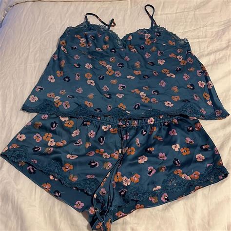 VS Silky Short Pajama Set - Depop