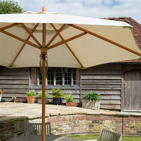 Buy Classic Wood Framed 3 2m Round Parasols The Worm That Turned