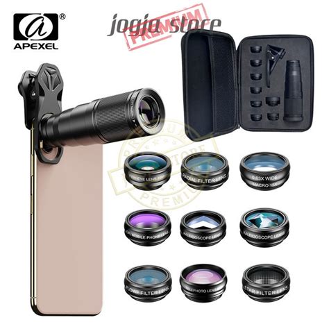 Jual Apexel In X Lensa Smartphone Telephoto Wide Macro Fisheye