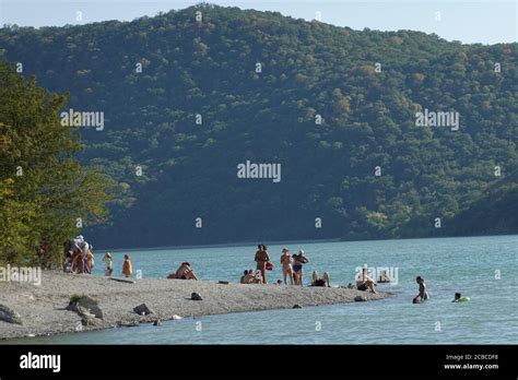 Lake Abrau, Abrau-Durso krasnodar krai Stock Photo - Alamy