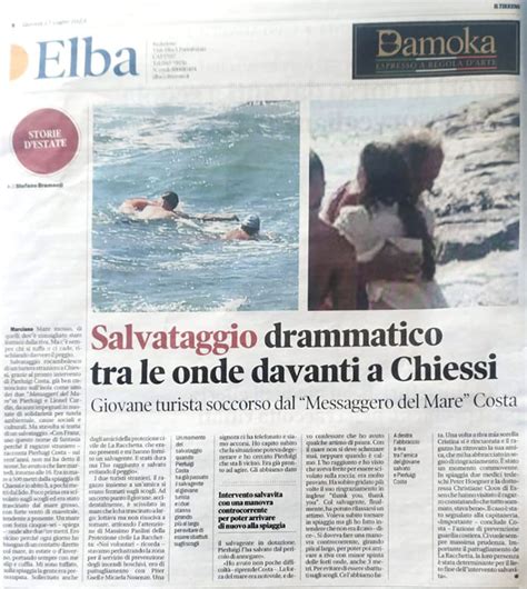 Salvataggio In Mare MESSAGGERI DEL MARE