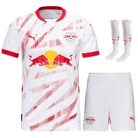 Maillot Kit Enfant Red Bull Leipzig Domicile 2024 2025 Foot Soccer Pro