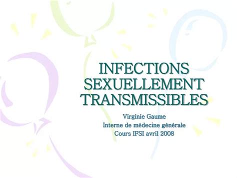 Ppt Infections Sexuellement Transmissibles Powerpoint Presentation