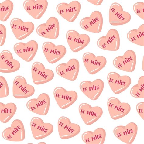 Premium Vector Seamless Pattern For Valentine S Day With Cute Hearts