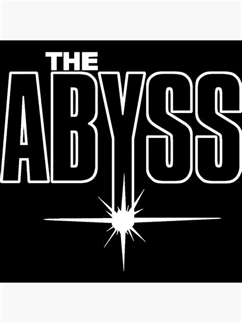 James Cameron S The Abyss 1989 Poster For Sale By Omeerco26 Redbubble