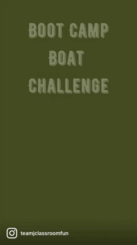 Boot Camp Boat Challenge | Classroom transformation, Homeschool stem ...