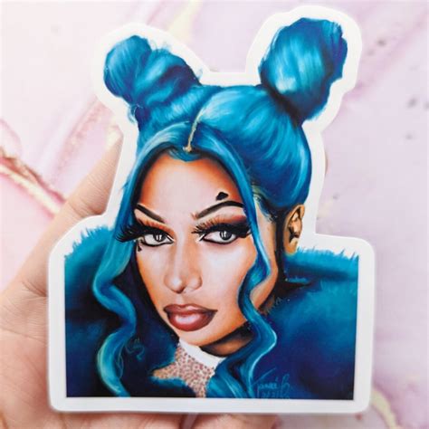 Megan Thee Stallion Sticker Megan Thee Stallion Art Vinyl Laptop