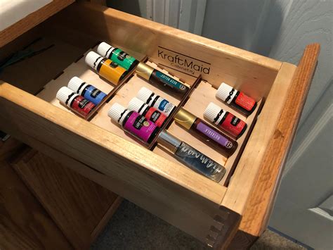 Wooden Essential Oil Drawer Storage Dispaly Etsy 日本