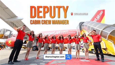 The Nx Chapter Thai Vietjet เปิดรับ Deputy Cabin Crew Manager สายการ