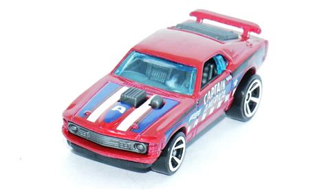 Hot Wheels Captain America Mustang Mach 1 Loose Cars