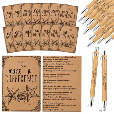 30 Set Starfish Story Gifts Set You Make A Difference Gifts