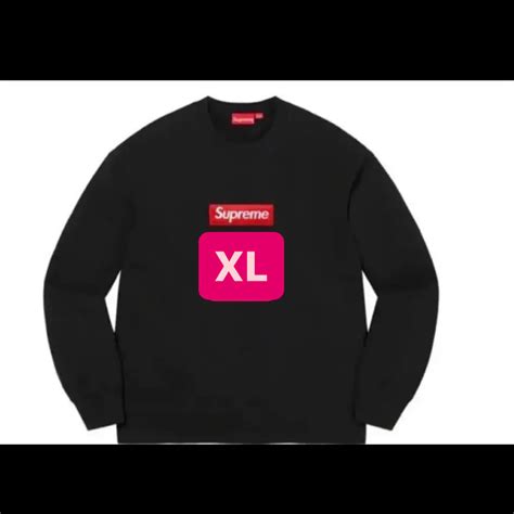 Supreme Supreme Box Logo Crewneck Blackの通販 By M｜シュプリームならラクマ