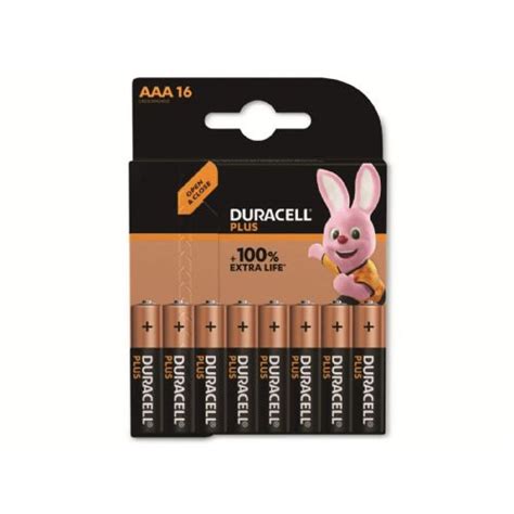 16x Baterija Duracell AAA Alkalna Enaa