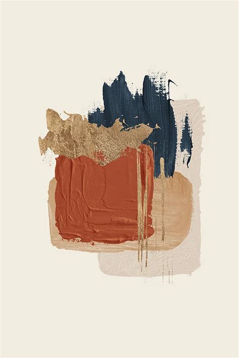 Kit Quadro Decorativo Azul Terra Amarelo E Nude Off