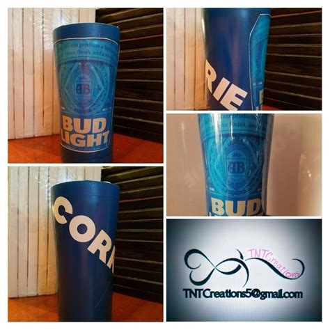 Bud Light Beer Tumbler Cups Go To Tntcreationsdesigns On Etsy Bud Light Beer Bud Light