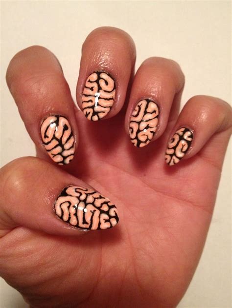 Brains Punk Nails Swag Nails Dope Nails