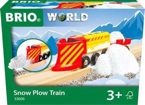 BRIO World Snow Plow Train