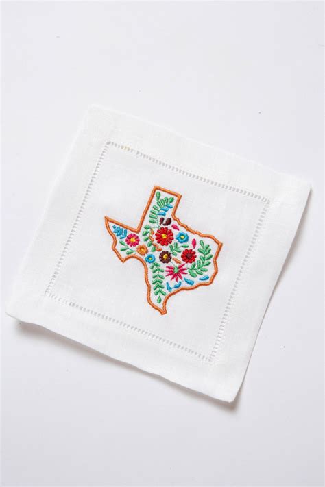 Embroidered Texas Napkin Shopperboard