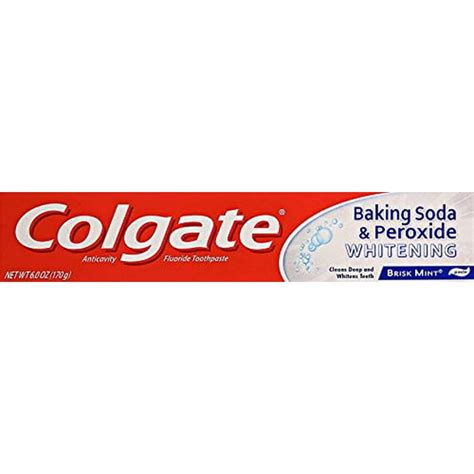 Colgate Baking Soda And Peroxide Whitening Toothpaste 6 Oz