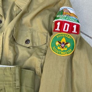 Boy Scout Assistant Scoutmaster Uniform Shirt W/ Patches Pants - Etsy