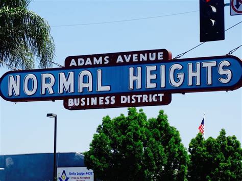 The Normal Heights Sign Is The Only Original Neon Neighborhood Sign