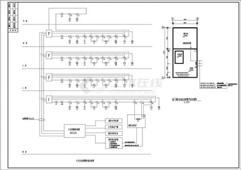 某目标局消防自动报警cad构造完整设计系统土木在线