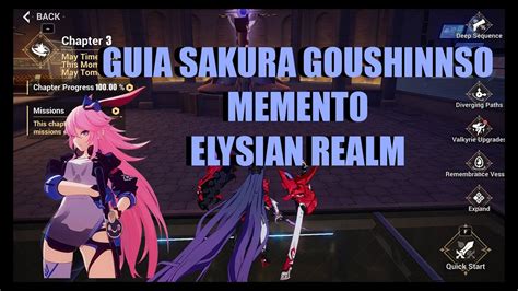 Guia Sakura Goushinnso Memento Elysian Realm Honkai Impact Rd Espa Ol