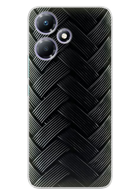 Infinix Hot i силиконовый чехол с картинкой Плетеный узор