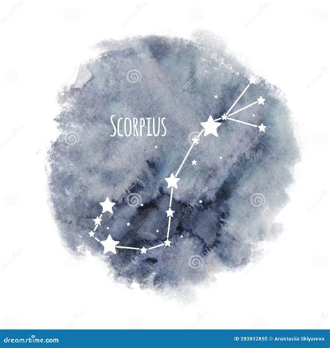 Scorpius Zodiac Handwritten Sign. Cartoon Vector | CartoonDealer.com ...