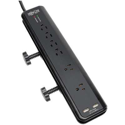 Tripp Lite Surge Protector Outlet Strip Outlets Amps