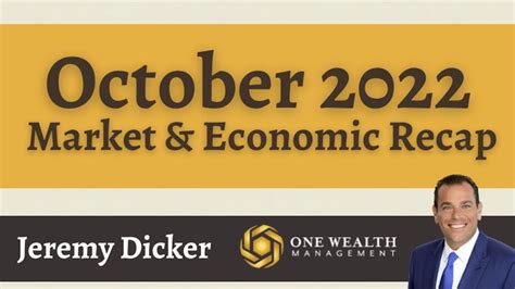 October 2022 Market Economic Recap One Wealth MGMT