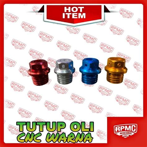 Jual Baut Tutup Oli Cnc Probolt Warna Universal Mur Tutup Oli Atas