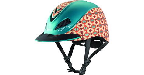 Troxel Fallon Taylor Teal Aztec Helmet - Compare Prices - Klarna US