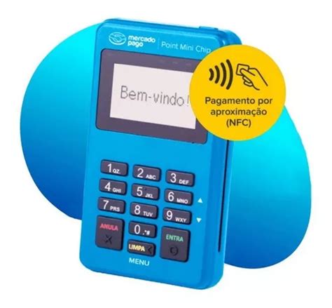 M Quina De Cart O Point Mini Nfc D Bt Brinde Promo O Mercadolivre