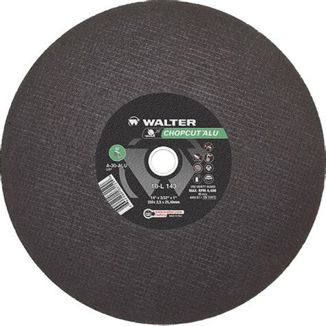 WALTER Surface Technologies Cutoff Wheel Type 1 01 41 14 Dia 3