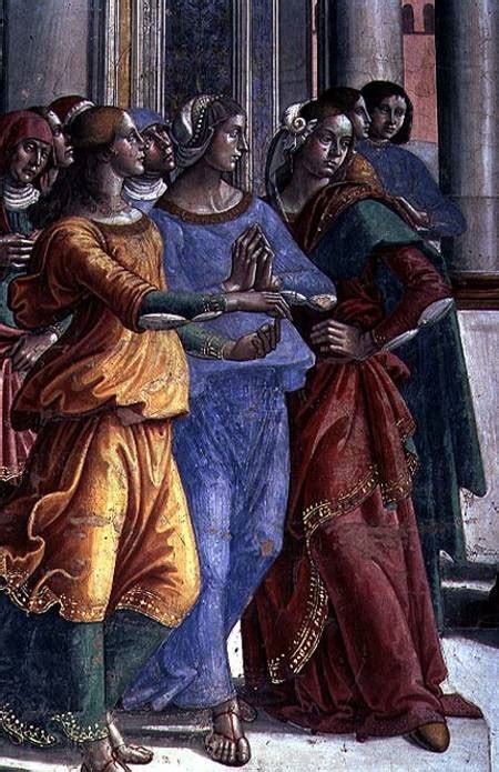 Onlookers From The Virgin Mary In The T Domenico Ghirlandaio Als