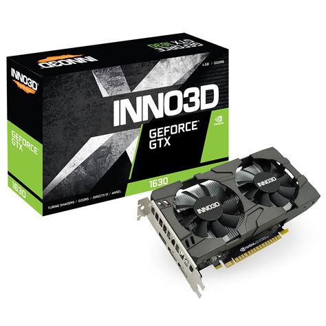 VGA การดแสดงผล INNO3D GEFORCE GTX 1630 TWIN X2 OC N16302 04D6X