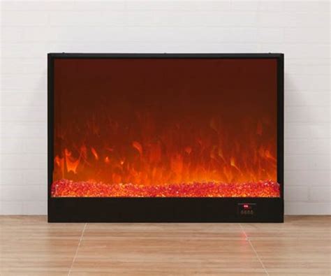 Led Insert Decorative Electric Fireplace M 201 C With Crystal