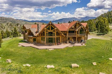 Dream House Montana Log Cabin Ranch 13 Photos Suburban Men