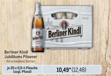 Berliner Kindl Jubil Ums Pilsener Angebot Bei Metro Prospekte De