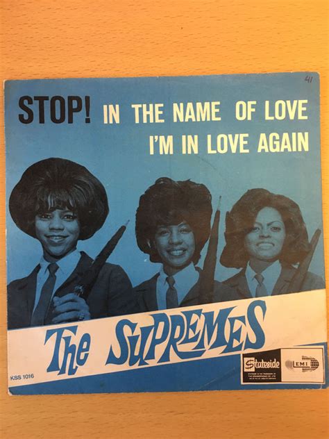 The Supremes Stop In The Name Of Love 1965 Vinyl Discogs