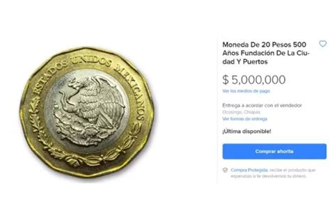 Otorgan 5 Millones De Pesos Al Propietario De Esta Moneda De 20 Pesos Terra