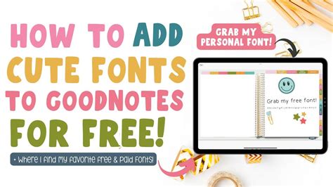 How To Add Fonts To Goodnotes Customize Your Notes