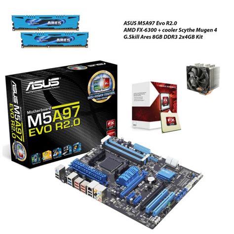 Asus M5a97 Evo R20 Amd Fx 6300 8gb Ddr3