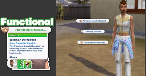 Wickedpixxel On Twitter Functional Friendship Bracelets Mod Thesims4 Thesims This Mod Will