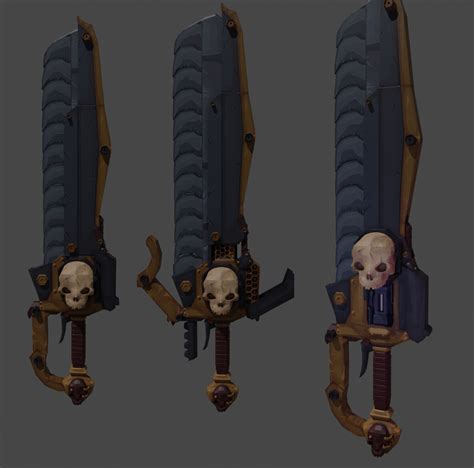 ArtStation - Game Ready Fully Rigged Animated Chain-Spear