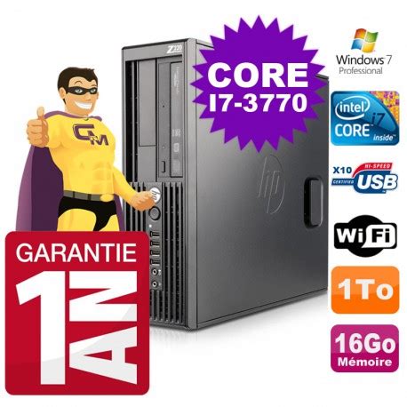 Hp Workstation Z Sff Core I Ghz Go Disque To Graveur W