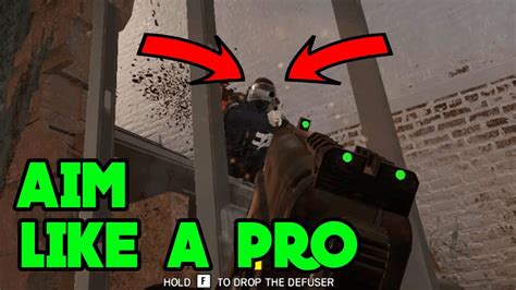 How To Aim Like A Pro Rainbow Six Siege Gameplay Youtube